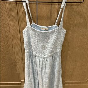 Light Blue Smocked Dress